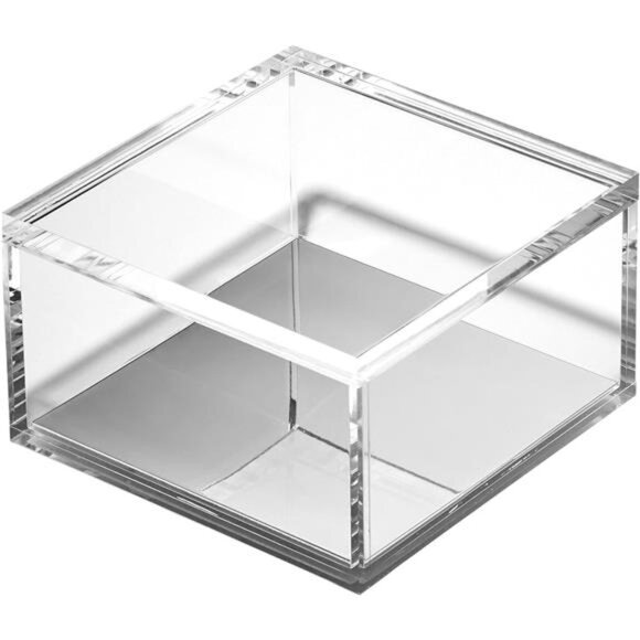 OfficeGoods Acrylic Desk Organizer w/Silver Base – Functional & Elegant Odds - Picture 3 of 16